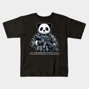 Tactical Panda Kids T-Shirt